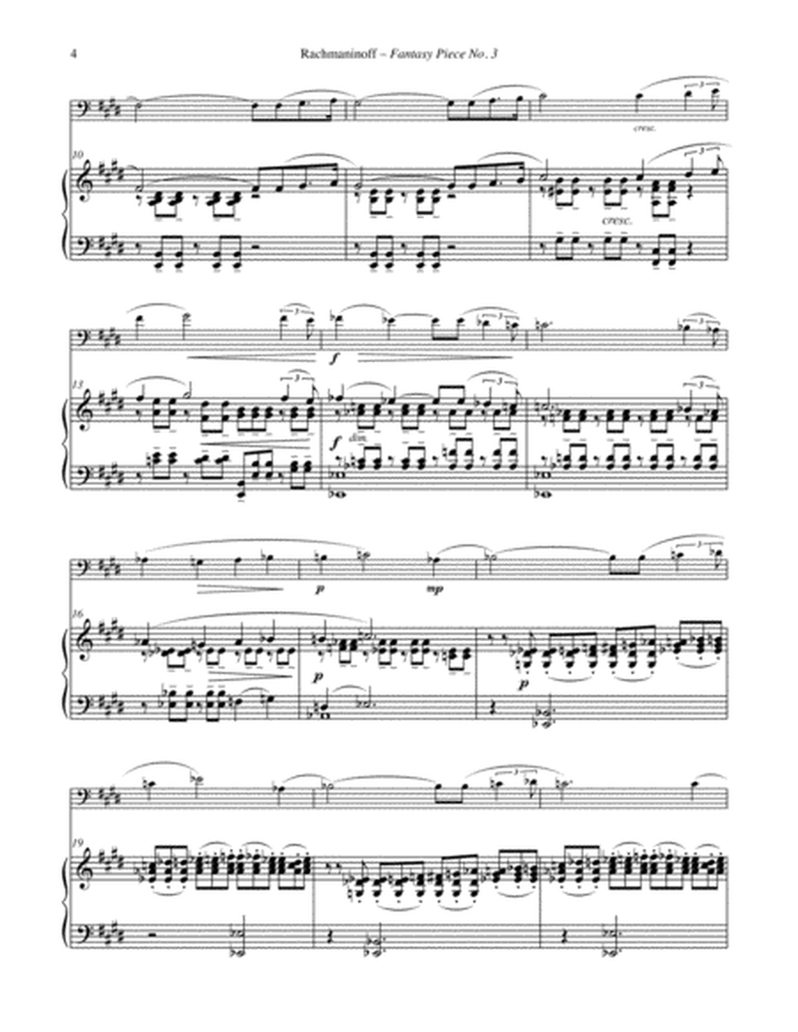 Fantasy Piece Op. 3 No. 3 for Euphonium & Piano