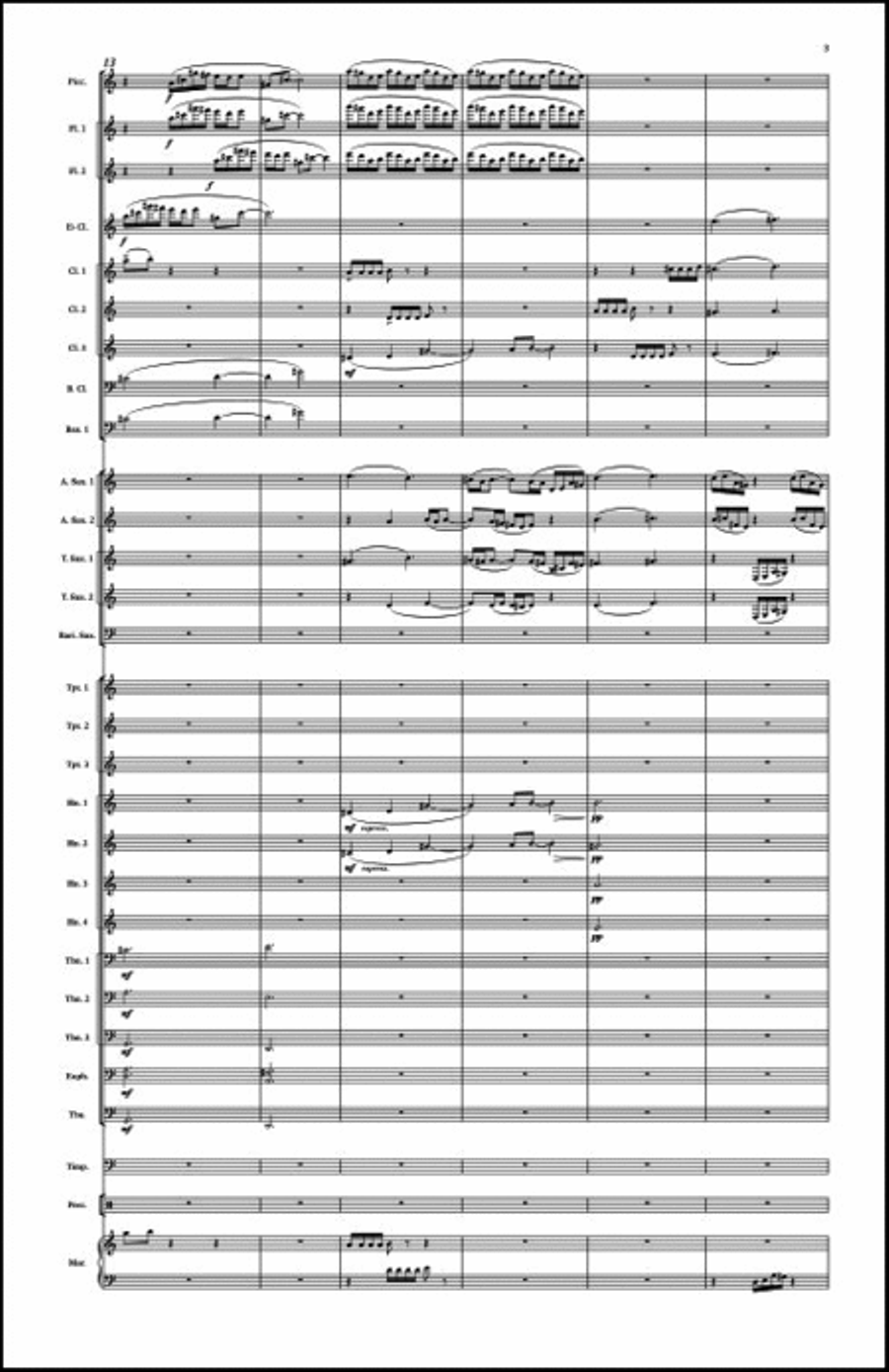 Millennium Homecoming Concert Band scores gallery preview page 5