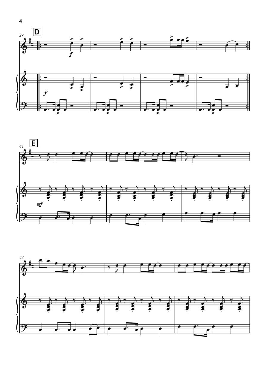 Bloody Mary Chamber Music scores gallery preview page 4