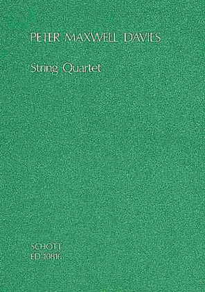 String Quartet Performance Score