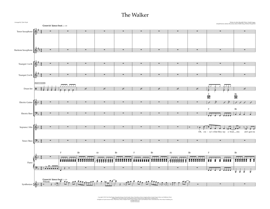 The Walker 4-Part scores gallery preview page 1