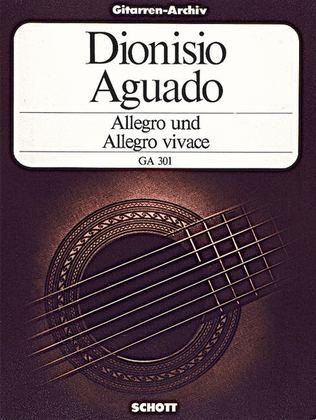 Book cover for Allegro and Allegro Vivace