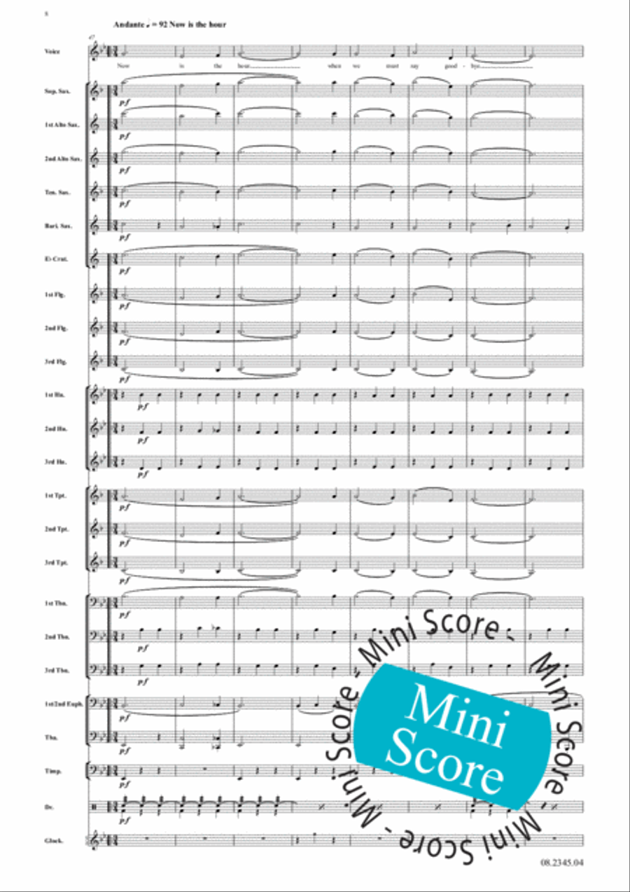 Vera Lynn Forever Fanfare Band scores gallery preview page 12