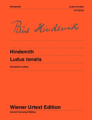 Book cover for Ludus tonalis (1942), Urtext