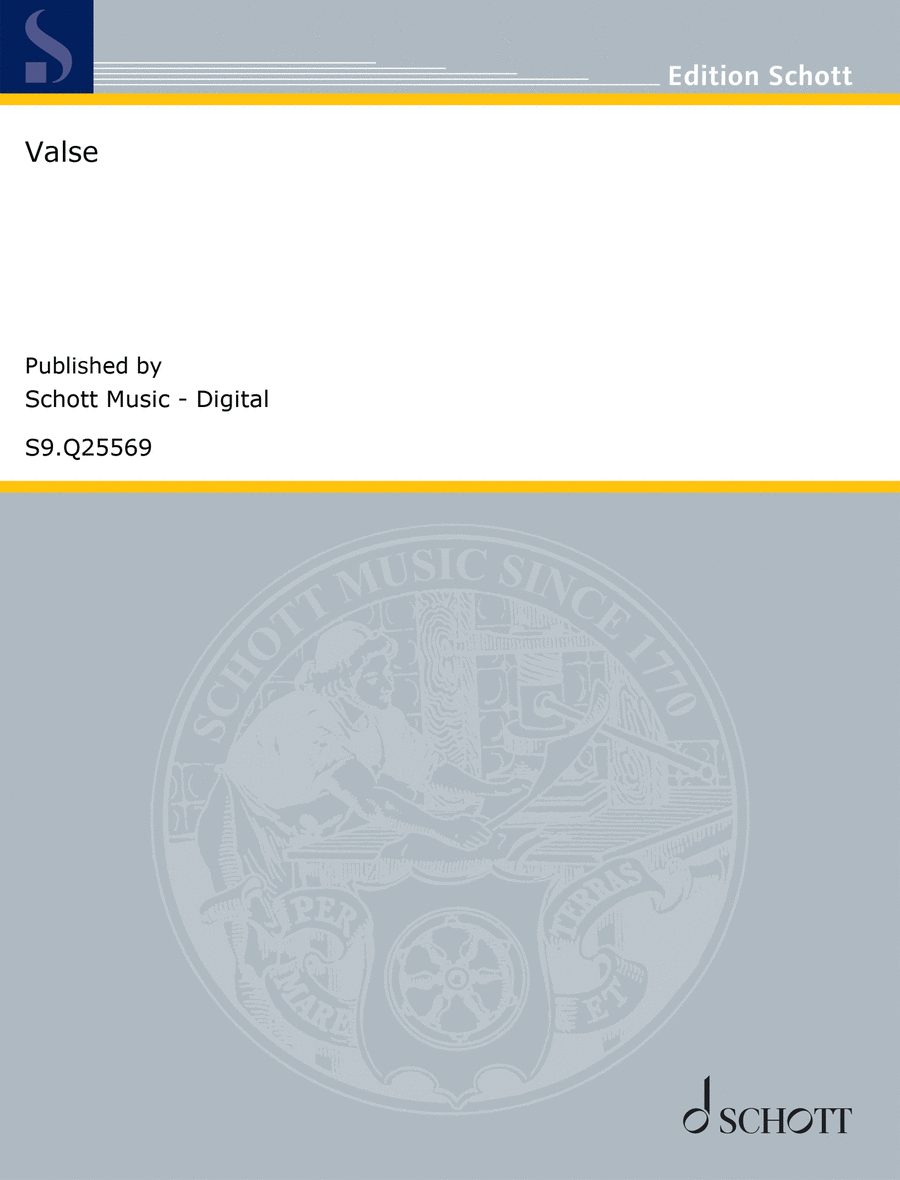 Valse Score scores gallery preview page 1