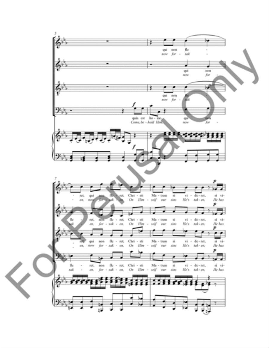Quis Est Homo 4-Part scores gallery preview page 3