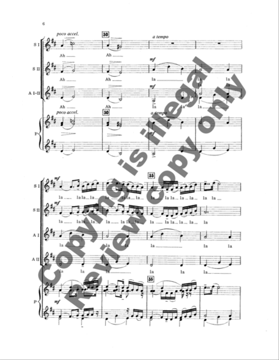 Vocalise SSAA scores gallery preview page 11