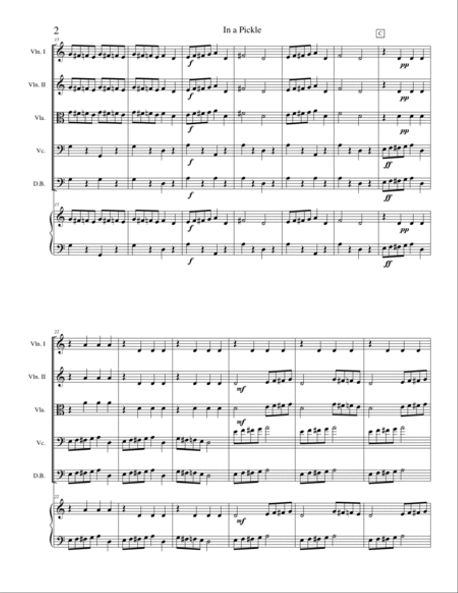 In a Pickle Cello scores gallery preview page 2