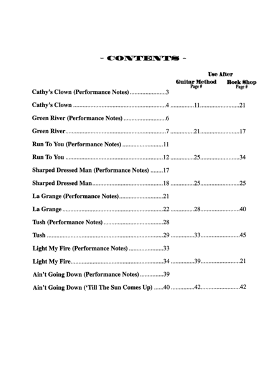 Belwin's 21st Century Guitar Song Trax 2 Electric Guitar scores gallery preview page 2