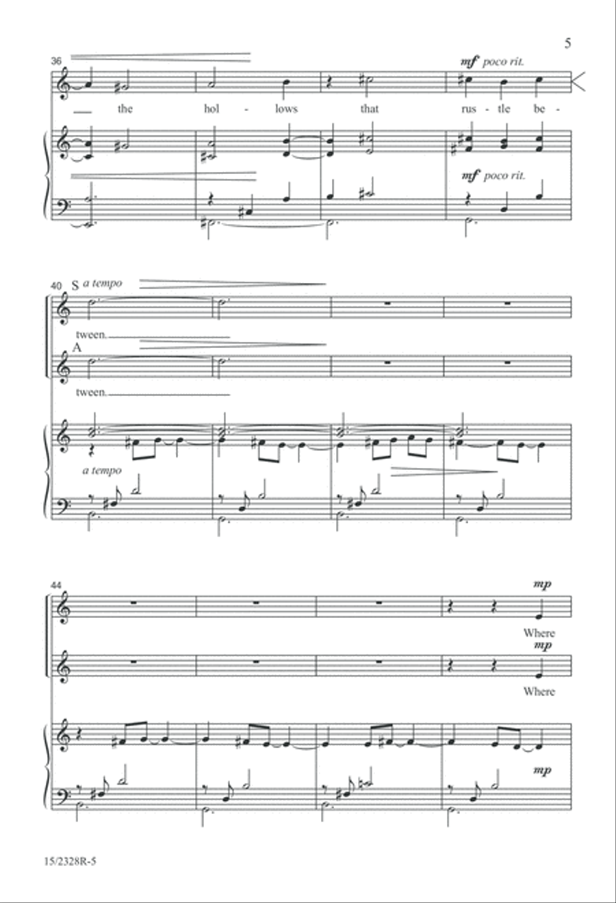 Seal Lullaby SA scores gallery preview page 6