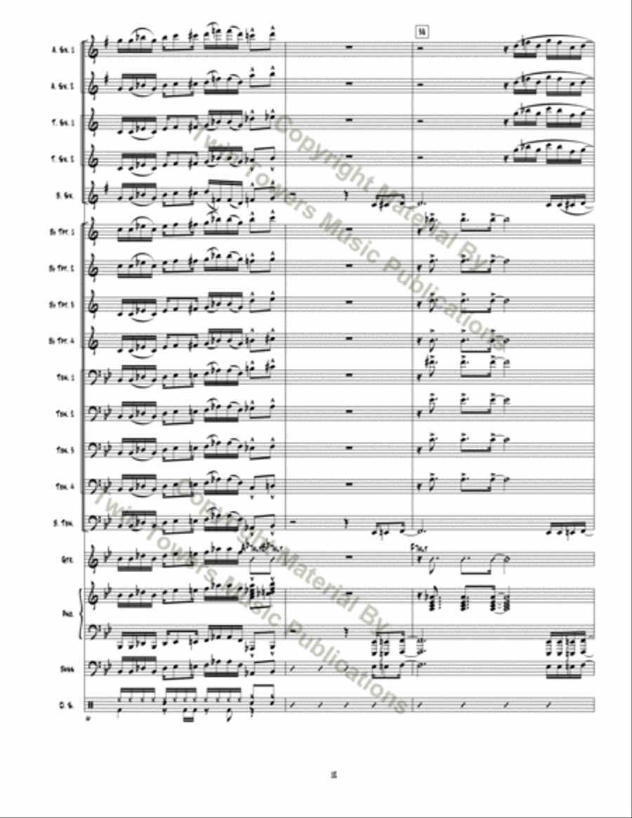 Daddy's House Party Jazz Ensemble scores gallery preview page 13