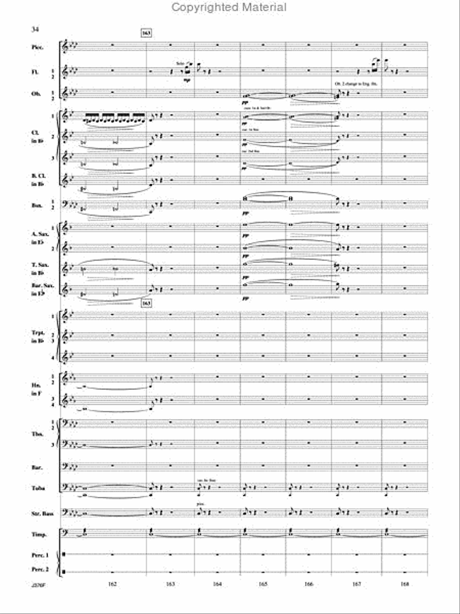 William Tell Overture Concert Band scores gallery preview page 35
