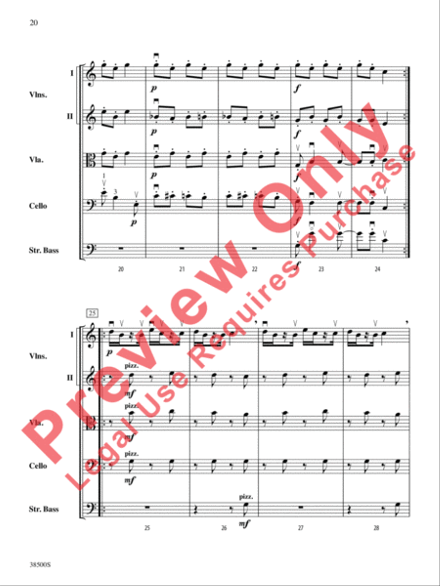 Nordic Suite String Orchestra scores gallery preview page 21