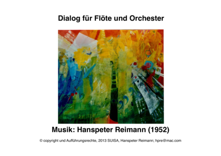 Dialog für Flöte und Orchester image number null