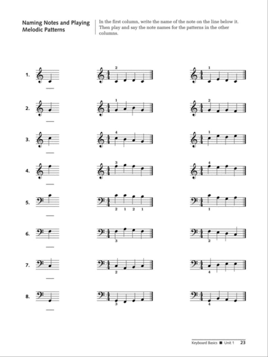 Alfred's Group Piano for Adults Student Book, Book 1 Piano Method scores gallery preview page 6