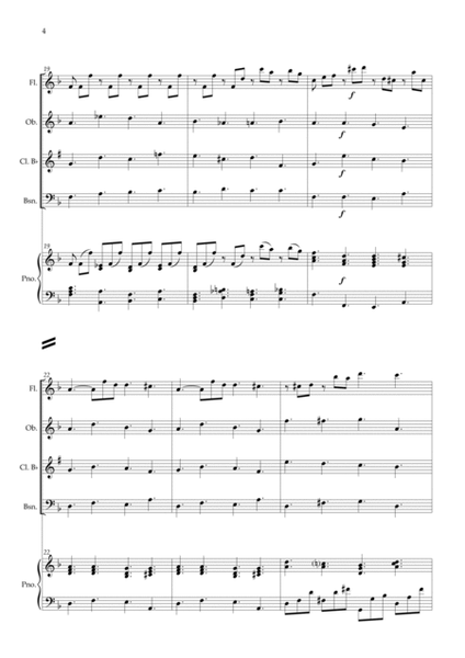 Lacrimosa (Woodwind Quartet) Piano image number null