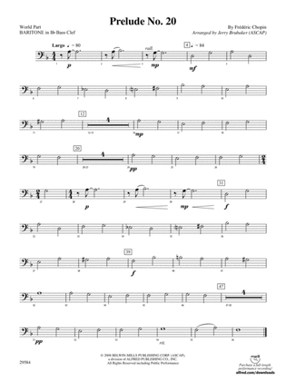 Prelude No. 20: (wp) B-flat Baritone B.C.