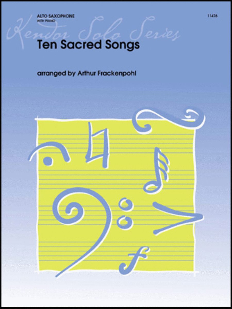 Ten Sacred Songs Flute Solo scores gallery preview page 1