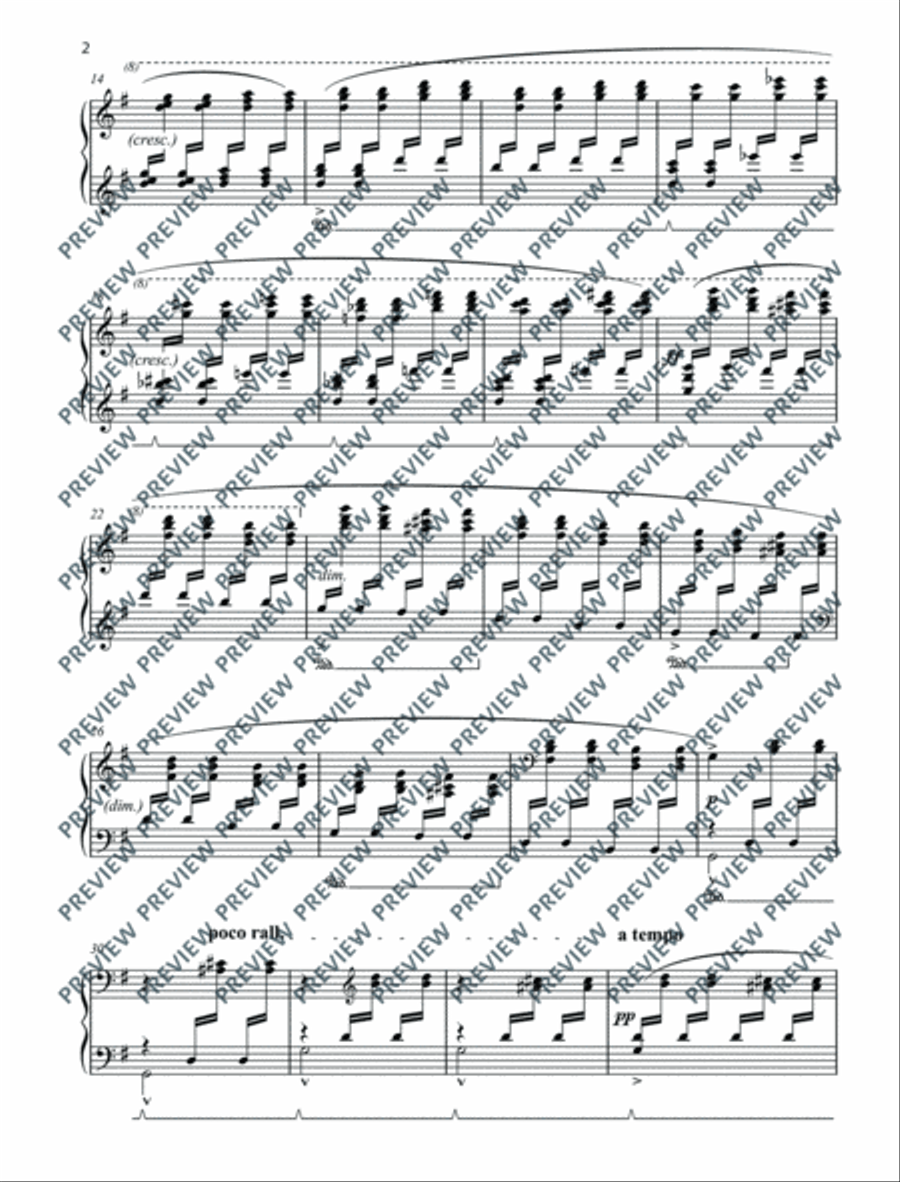 Papillon Piano Solo scores gallery preview page 5