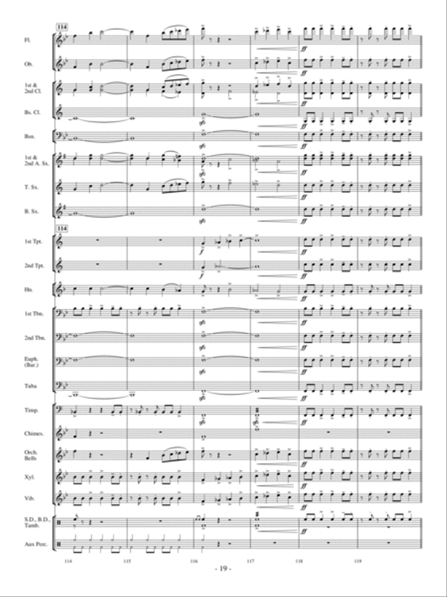 Andromeda Concert Band scores gallery preview page 18