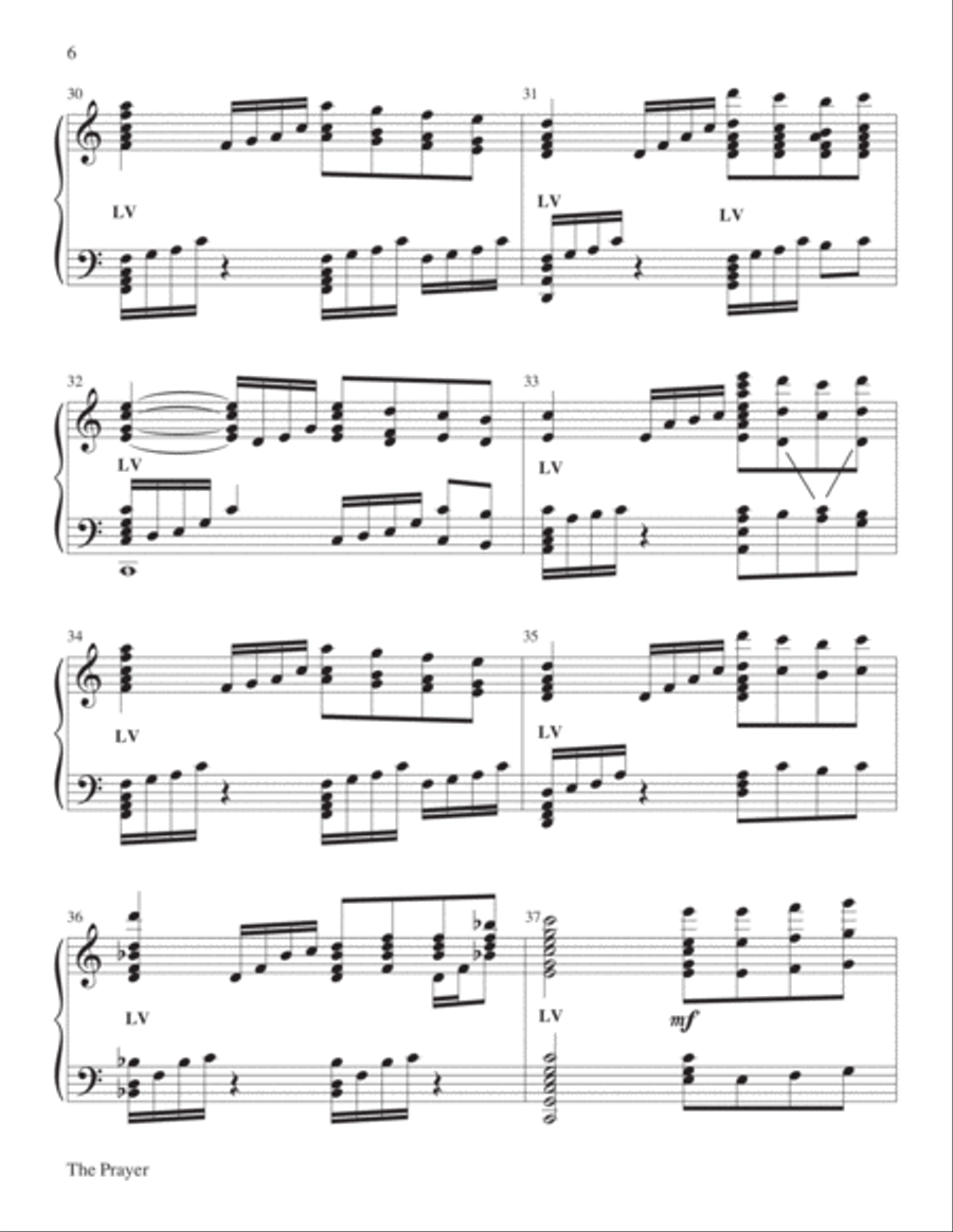 The Prayer The Prayer 5-Octaves scores gallery preview page 7