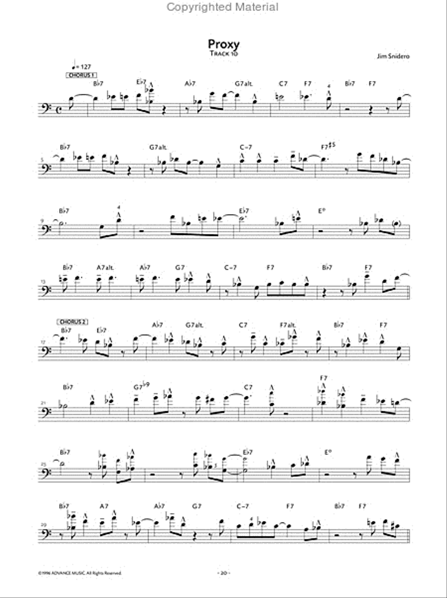 Jazz Conception -- Trombone Trombone scores gallery preview page 8