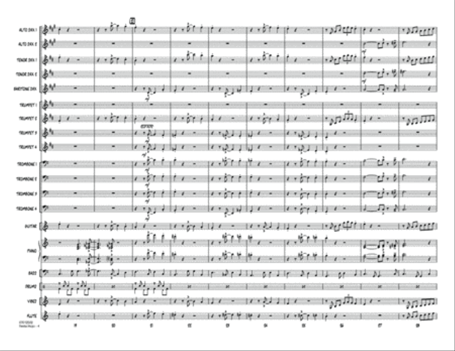 Fiesta Mojo - Conductor Score (Full Score) Jazz Ensemble scores gallery preview page 4