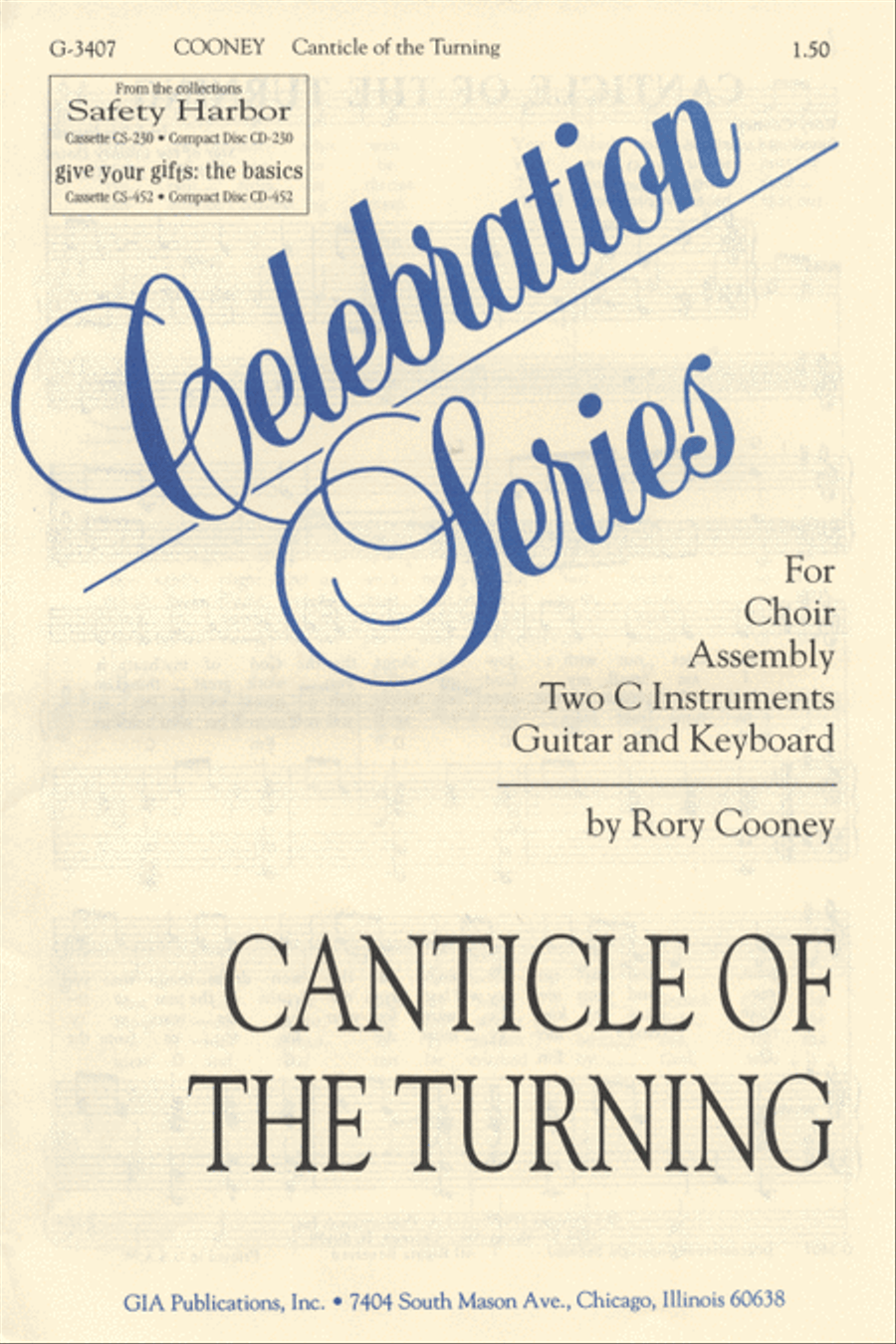 Canticle of the Turning Unison Choir scores gallery preview page 1