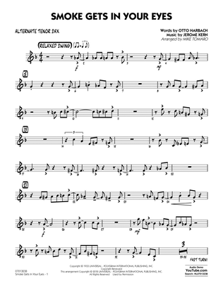 Smoke Gets In Your Eyes (arr. Mike Tomaro) - Alternate Tenor Sax