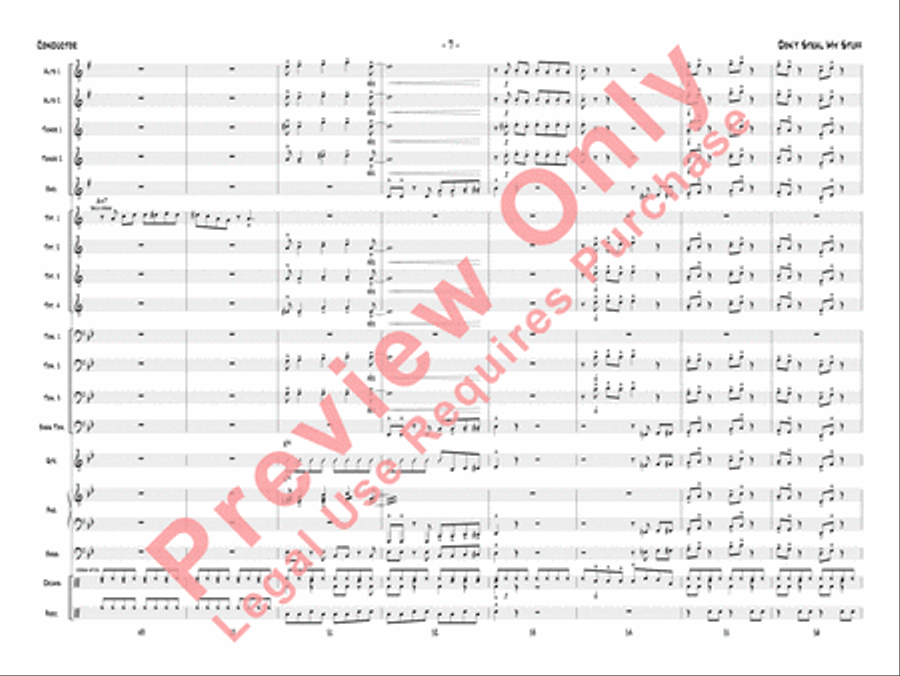 Don't Steal My Stuff Don't Steal My Stuff Jazz Ensemble scores gallery preview page 10