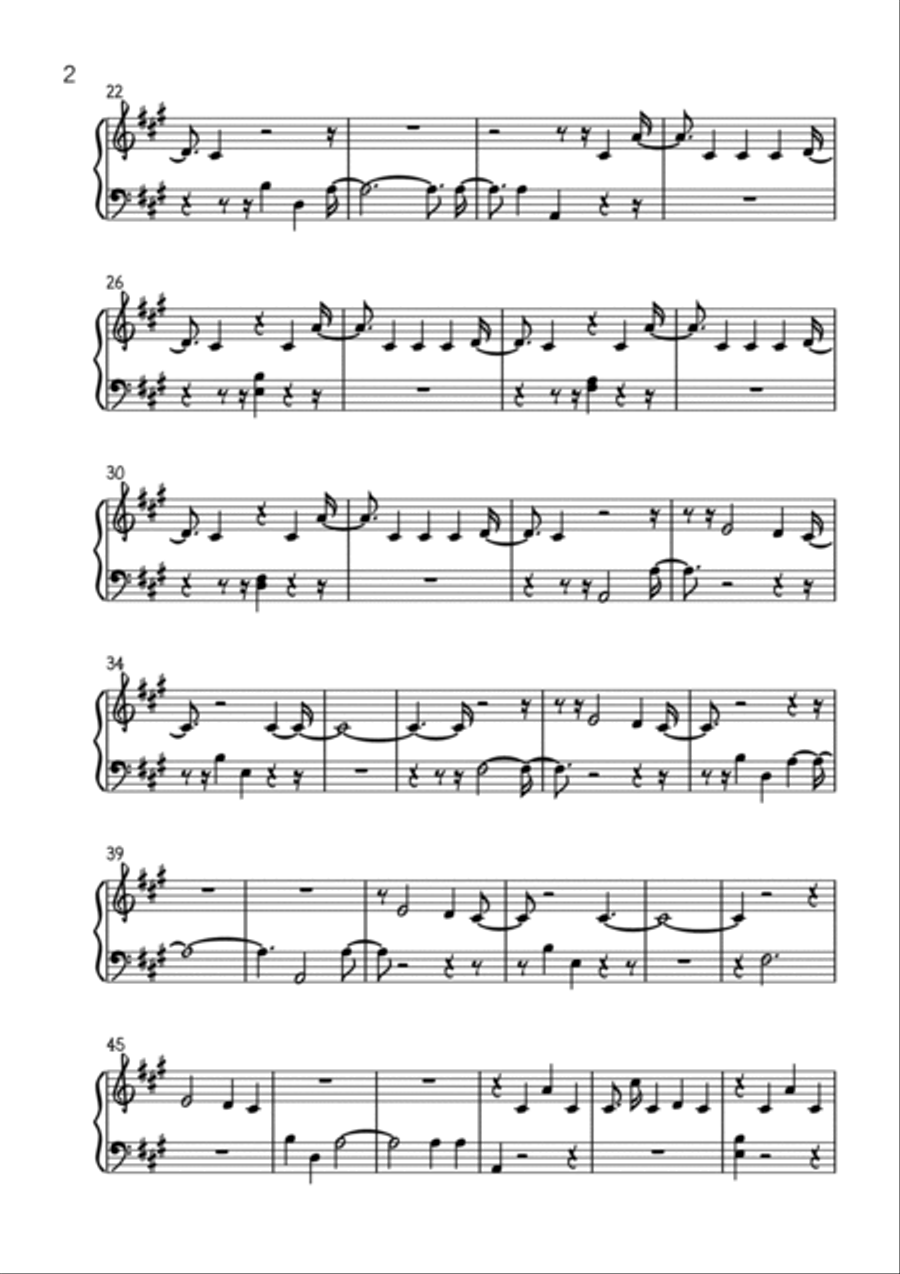 Love Like This Piano Solo scores gallery preview page 2