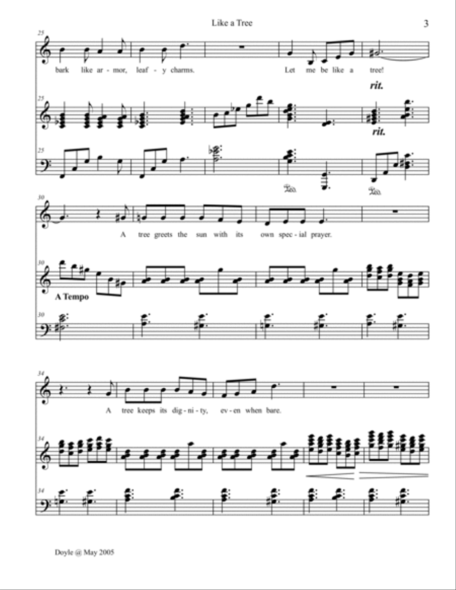 Like a Tree Voice scores gallery preview page 3