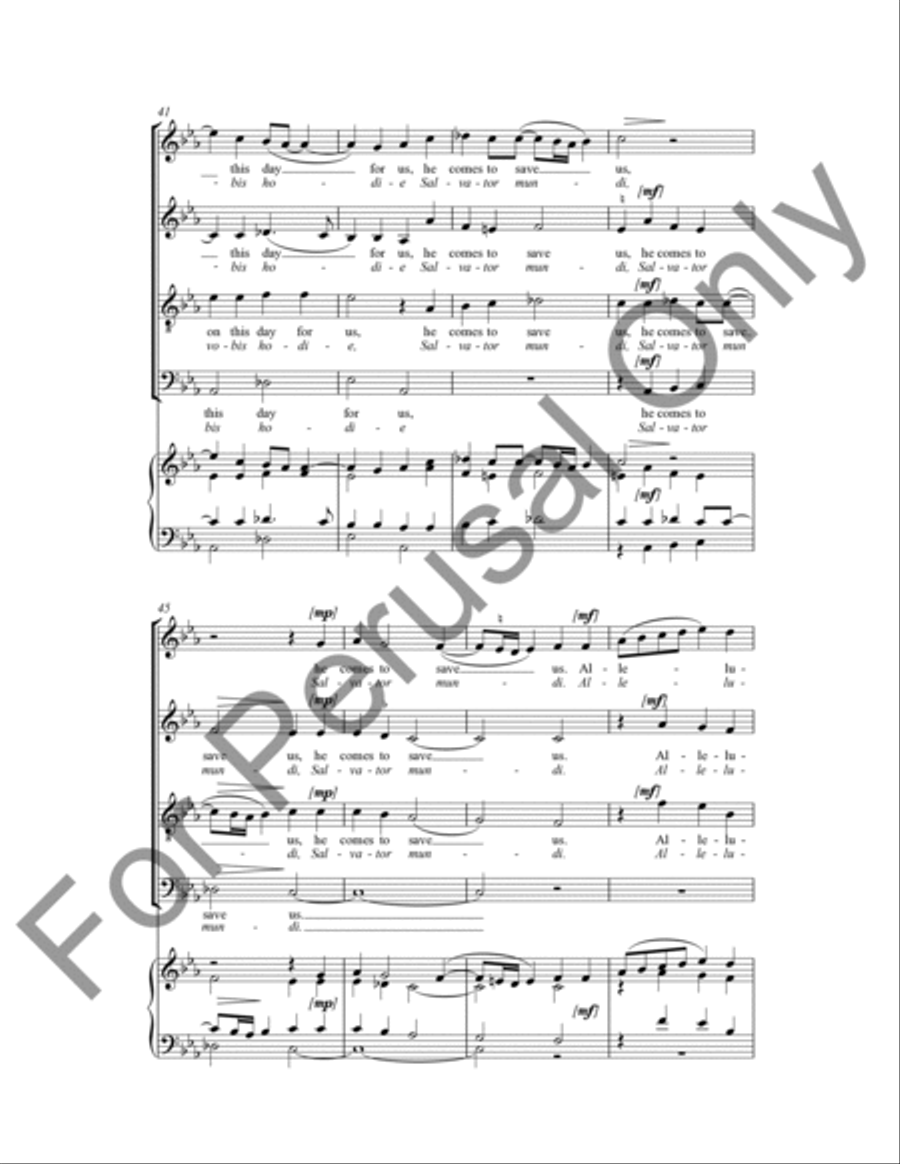 All Rejoiced When The Angel Came Down 4-Part scores gallery preview page 7
