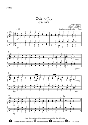 Book cover for Ode to Joy - Joyful Joyful - Easy Piano