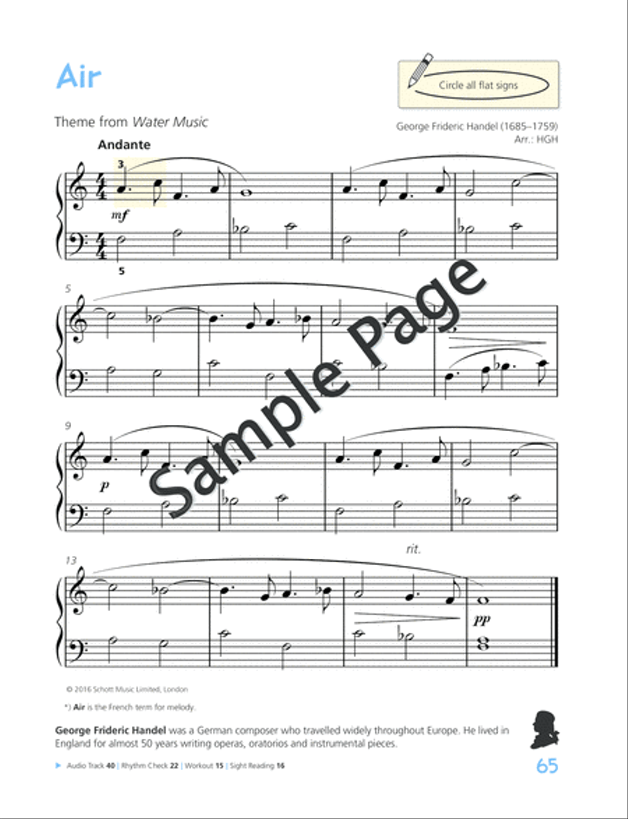 Piano Junior: Lesson Book 2 Piano Method scores gallery preview page 66