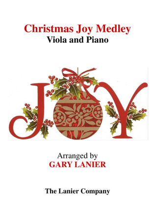 Book cover for Christmas Joy Medley (Viola and Piano)