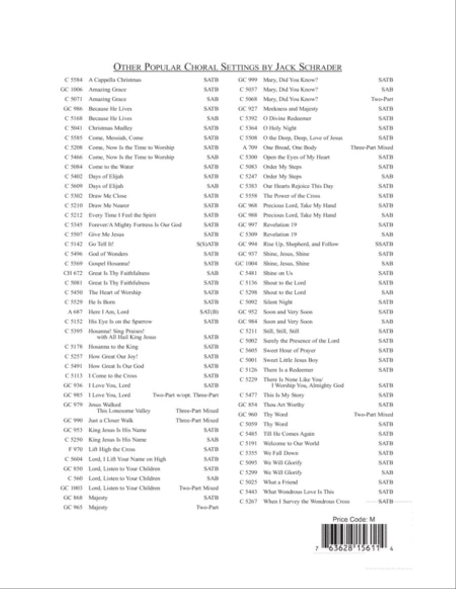 Just a Closer Walk Choir scores gallery preview page 12