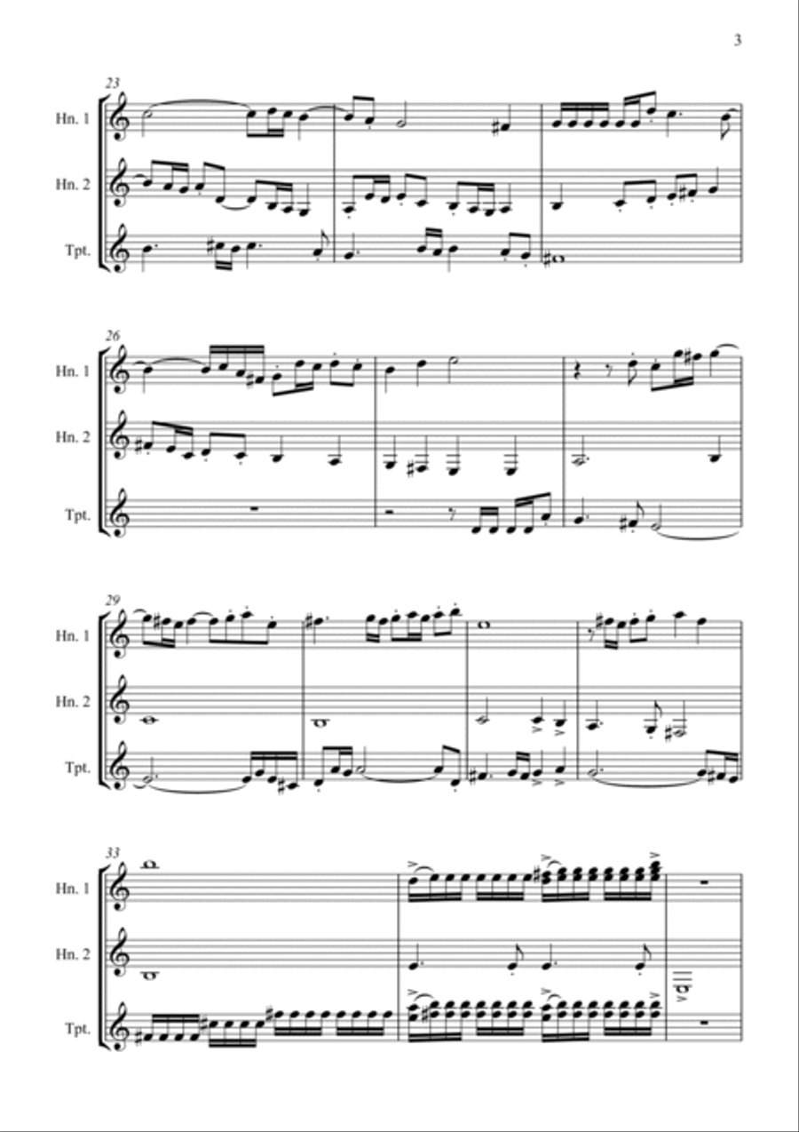 Going The Distance Going The Distance Brass Duet scores gallery preview page 3