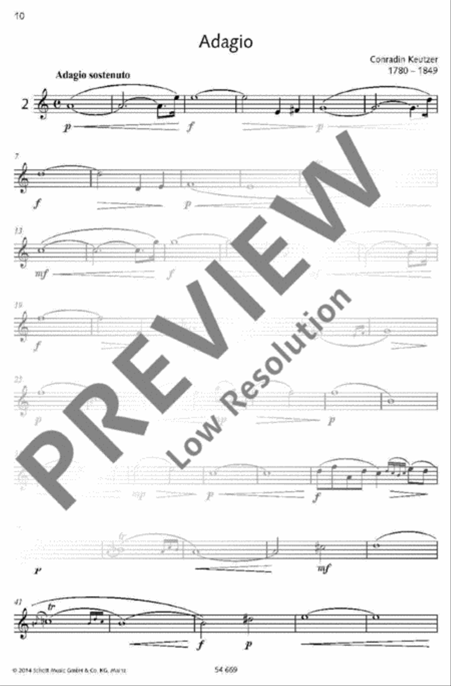 30 Characteristic Studies B-Flat Trumpet scores gallery preview page 9