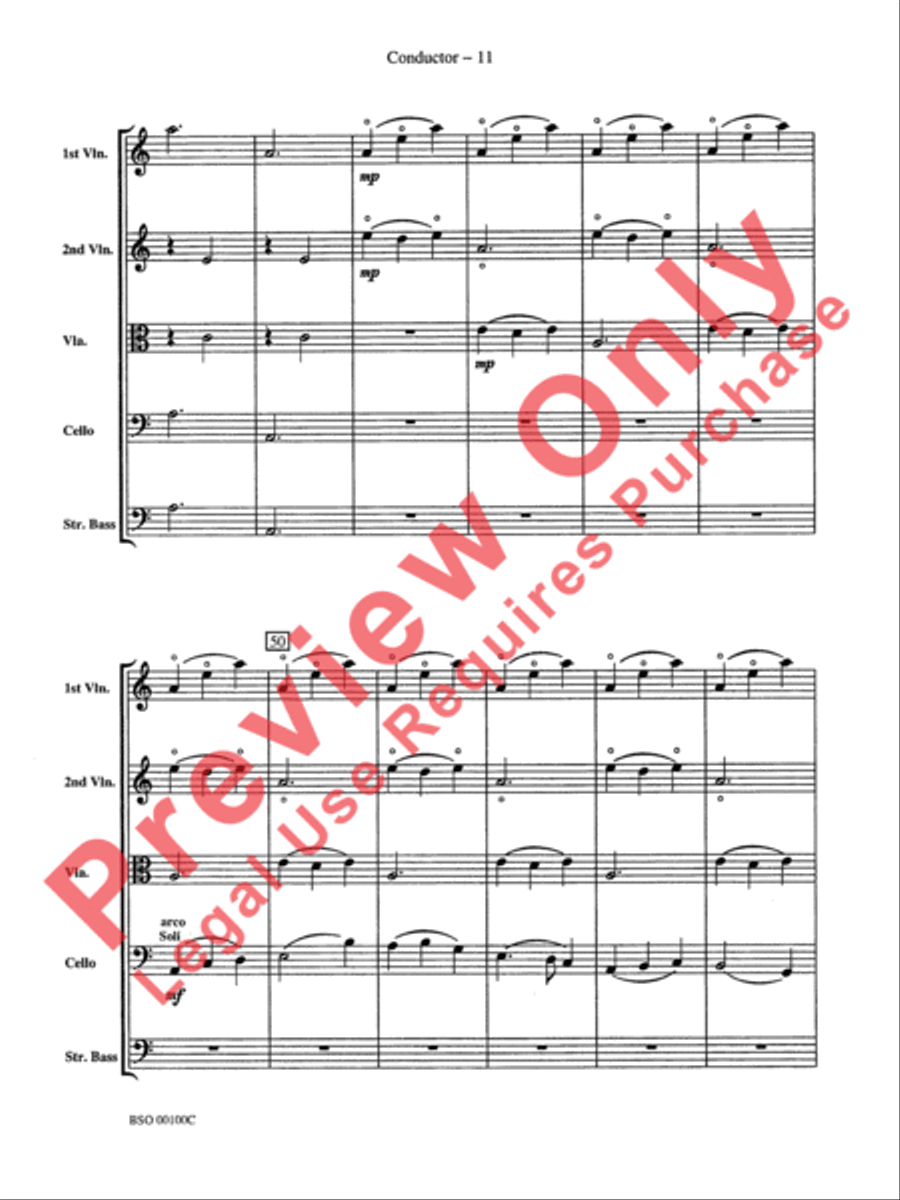 Knightsbridge Suite String Orchestra scores gallery preview page 13
