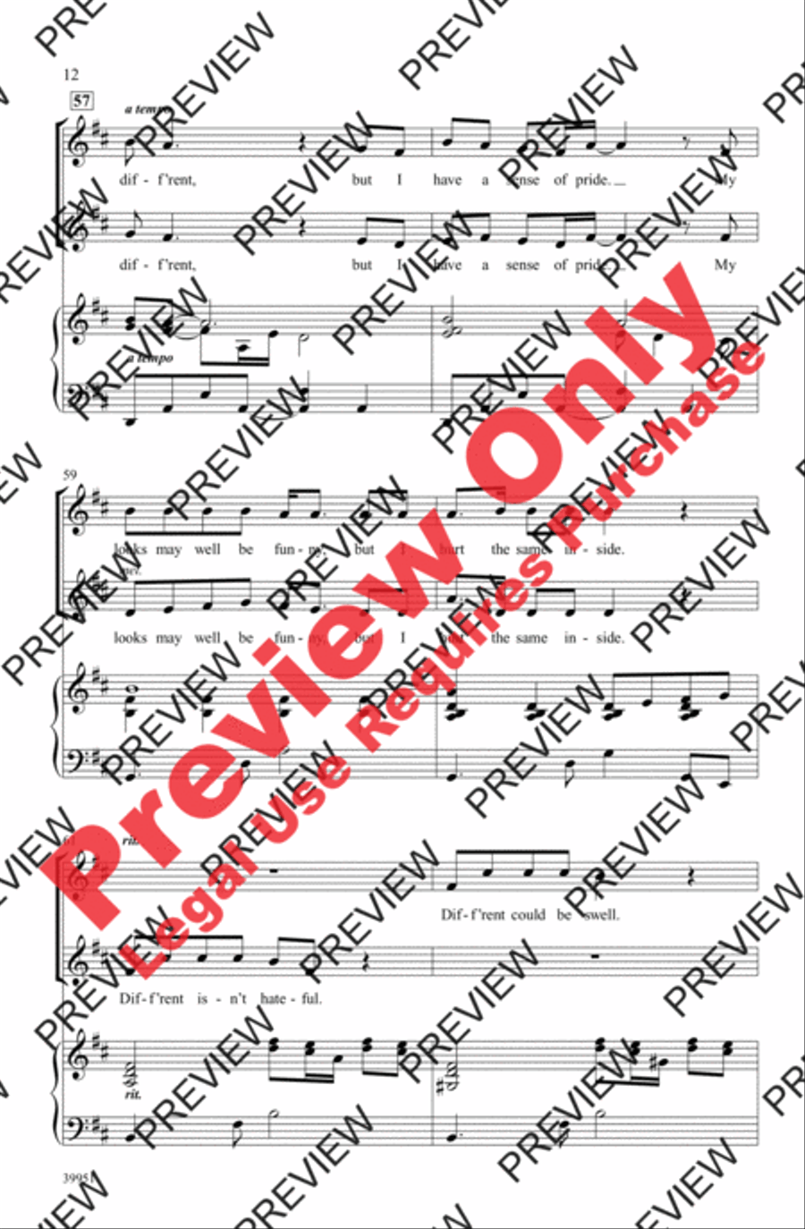 Honk! - SoundTrax CD (CD only) Choir scores gallery preview page 11