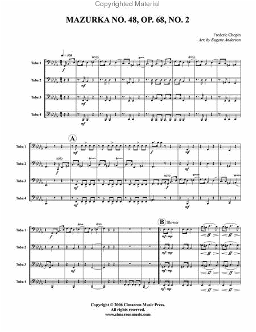 Mazurka No. 48, Op 68, No. 2 EETT scores gallery preview page 2