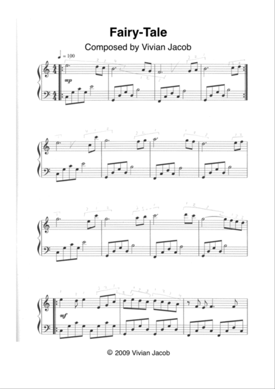 Fairy-Tale Harp scores gallery preview page 1