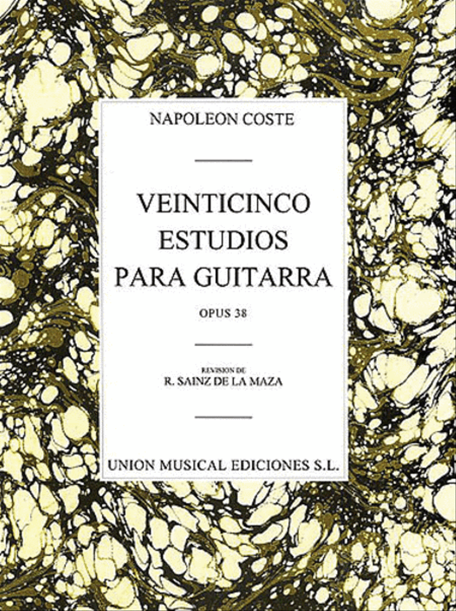 25 Estudios para Guitarra Acoustic Guitar scores gallery preview page 1