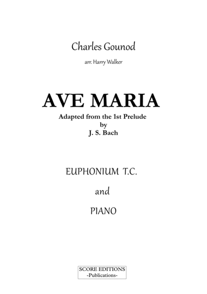 Gounod / Bach: Ave Maria (for Euphonium in Bb and Piano) image number null