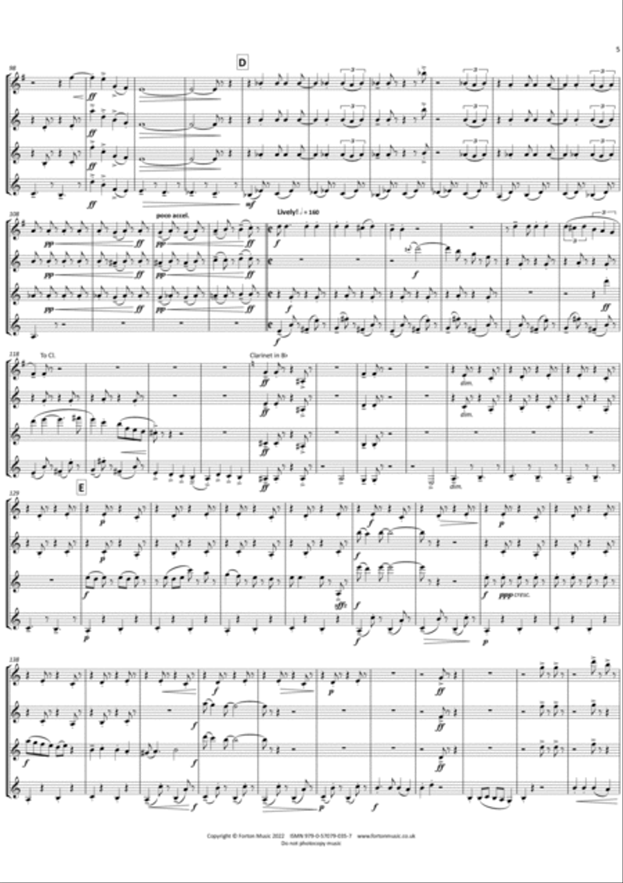 Psycho Cowboy and the Crazy Cow Chase Set of Parts scores gallery preview page 5