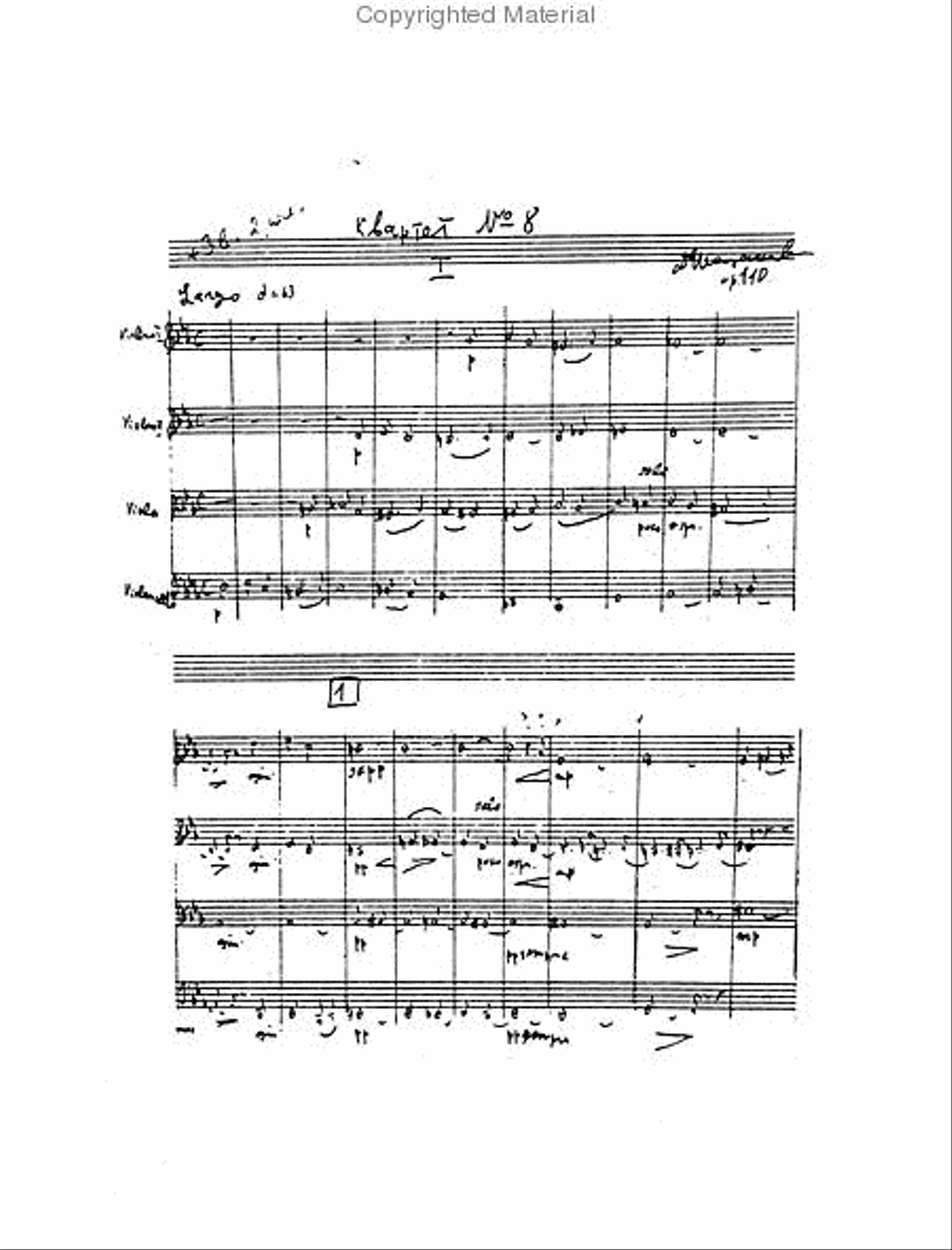 Chamber Symphony (Kammersinfonie), Op. 110a Orchestra scores gallery preview page 2