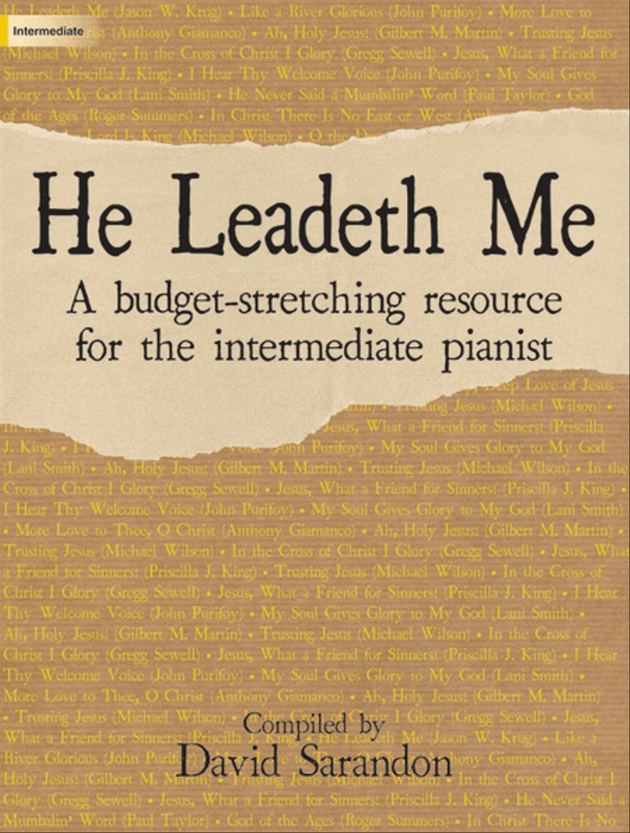 He Leadeth Me Piano Solo scores gallery preview page 1
