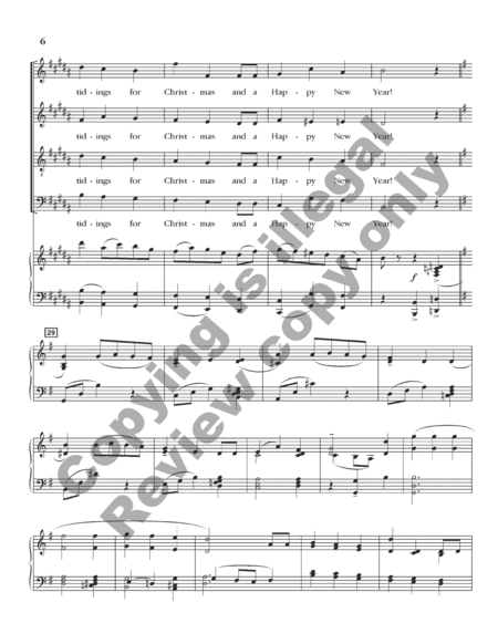 We Wish You a Merry Christmas (Choral Score) image number null