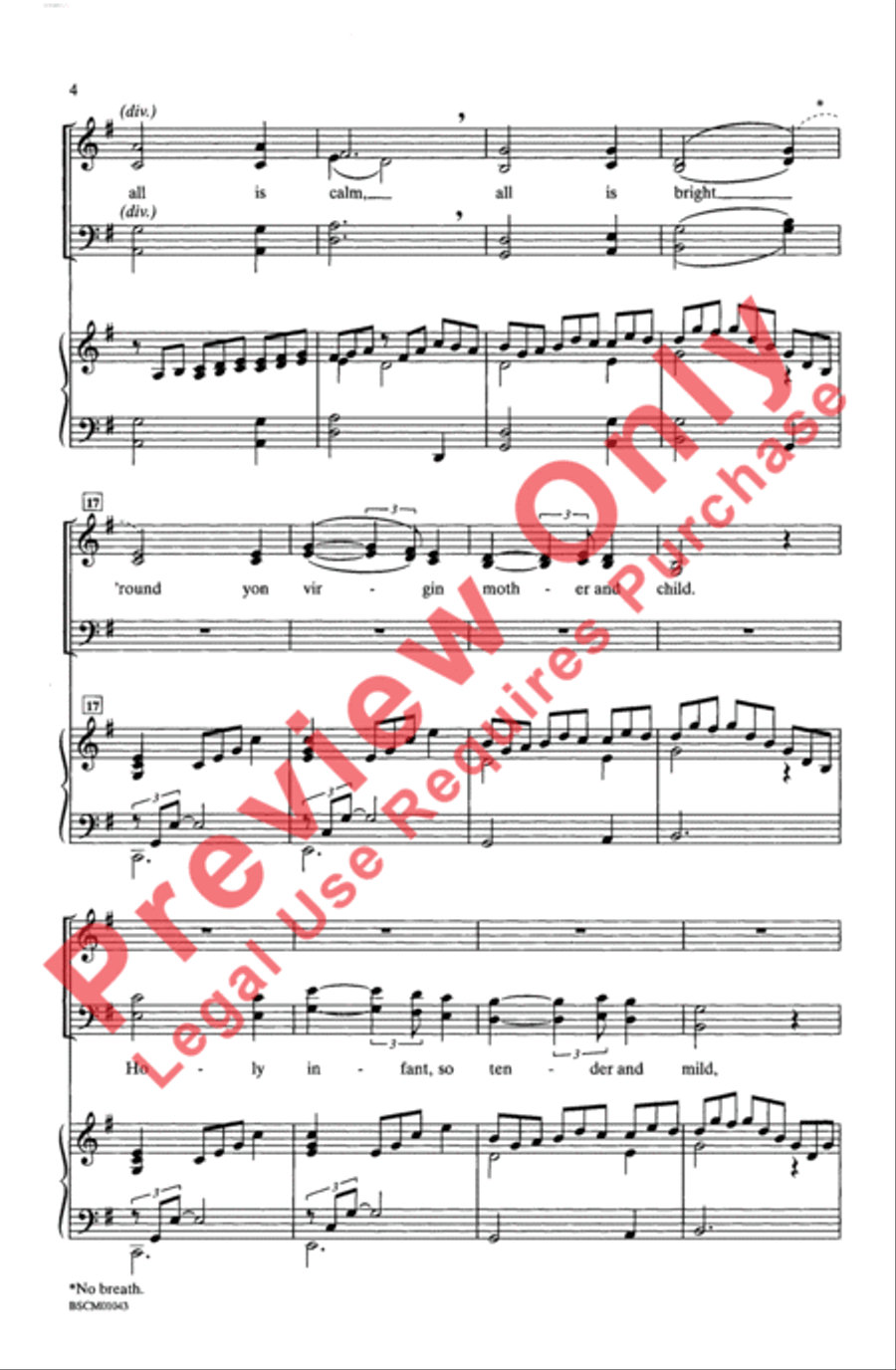 Jesu, Joy of Christmas Jesu, Joy of Christmas 4-Part scores gallery preview page 3